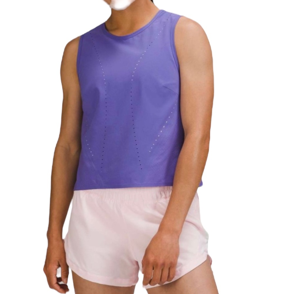 NWT Lululemon Charged Indigo Swift Ventilated Running Tank Size 4
